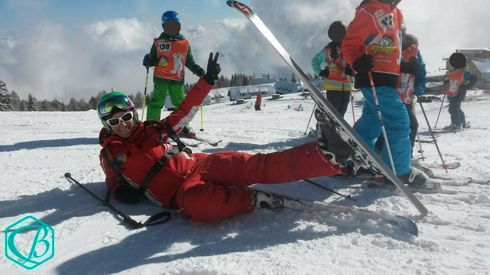 Lächeln Glück Winter Skifahren