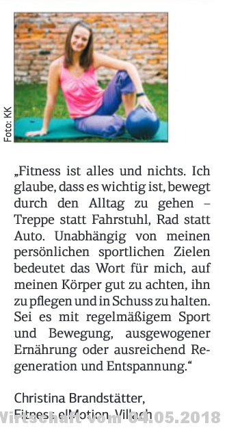 Kärntner Wirtschaft - Fitness e!Motion